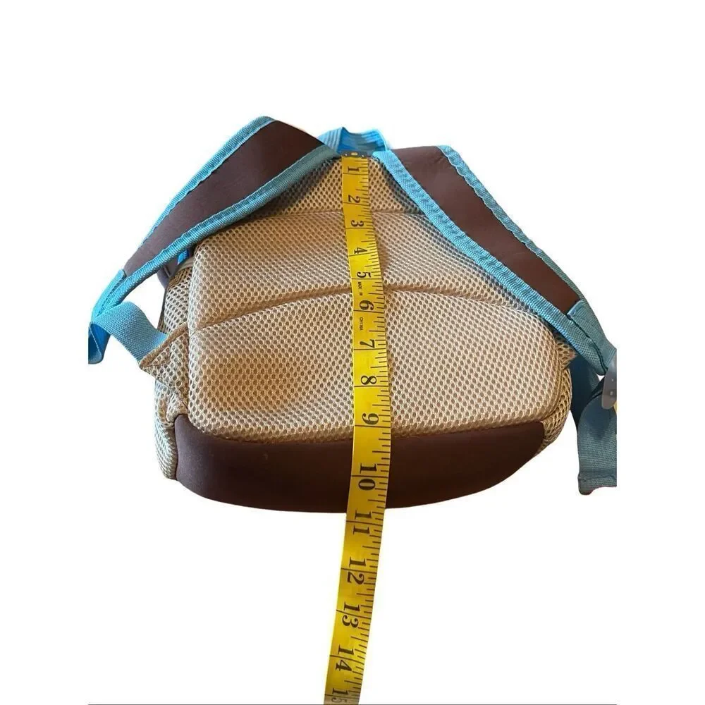 Polybag Little Kid Brown Blue Cute Neoprene Cartoon Monkey Backpack 9